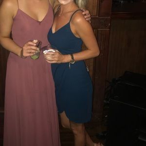 Lulus Teal Blue Bodycon dress XS